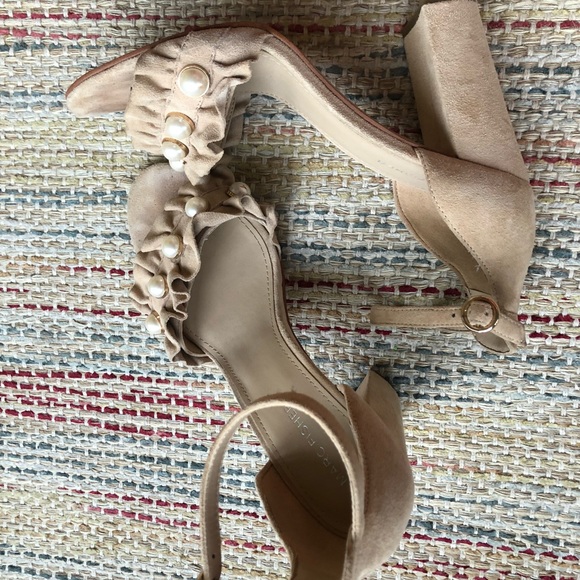 Marc Fisher suede chunky heels - Picture 3 of 4